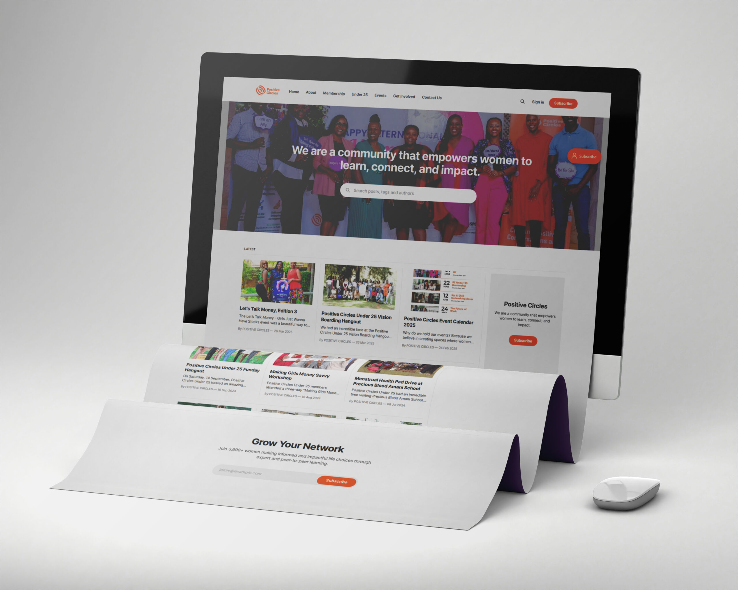 positive circles website